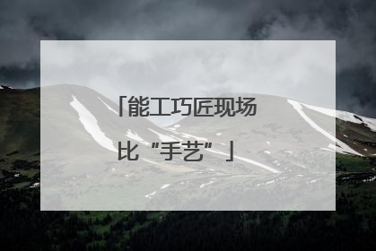 能工巧匠现场比“手艺”