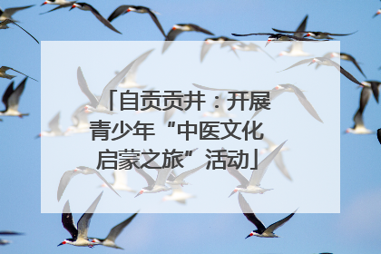 自贡贡井：开展青少年“中医文化启蒙之旅”活动