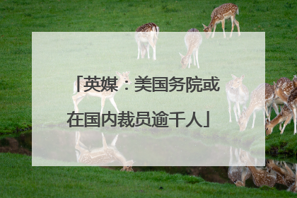英媒：美国务院或在国内裁员逾千人