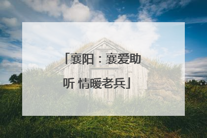 襄阳：襄爱助听 情暖老兵