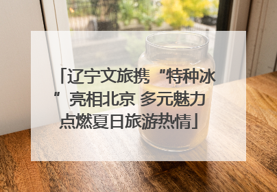 辽宁文旅携“特种冰”亮相北京 多元魅力点燃夏日旅游热情