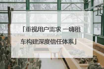 重视用户需求 一嗨租车构建深度信任体系