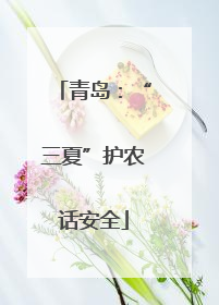 青岛：“三夏”护农话安全
