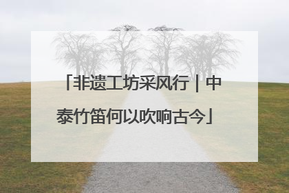非遗工坊采风行｜中泰竹笛何以吹响古今