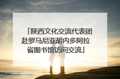 陕西文化交流代表团赴罗马尼亚胡内多阿拉省图书馆访问交流