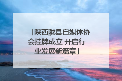 陕西陇县自媒体协会挂牌成立 开启行业发展新篇章