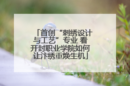 首创“刺绣设计与工艺”专业 看开封职业学院如何让汴绣重焕生机
