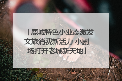 鹿城特色小业态激发文旅消费新活力 小剧场打开老城新天地