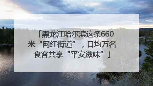 黑龙江哈尔滨这条660米“网红街道”，日均万名食客共享“平安滋味”