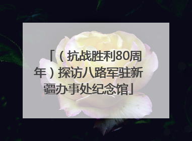 （抗战胜利80周年）探访八路军驻新疆办事处纪念馆