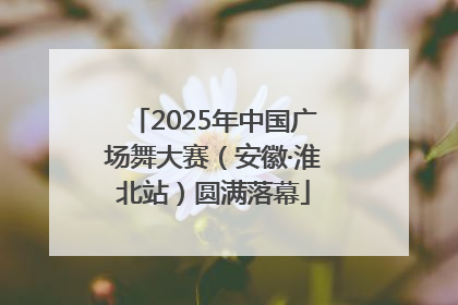 2025年中国广场舞大赛（安徽·淮北站）圆满落幕