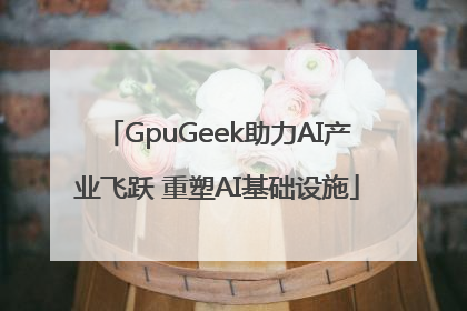 GpuGeek助力AI产业飞跃 重塑AI基础设施