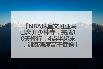 NBA球星文班亚马已离开少林寺，完成10天修行：4点半起床，训练强度高于武僧