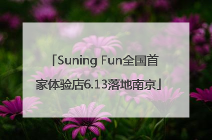 Suning Fun全国首家体验店6.13落地南京
